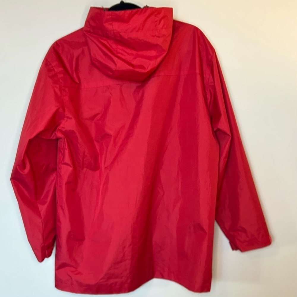 Ski Jacket XS Red Water Resistant Outfitter Trading Vail Colorado Hood Full Zip - Picture 8 of 15